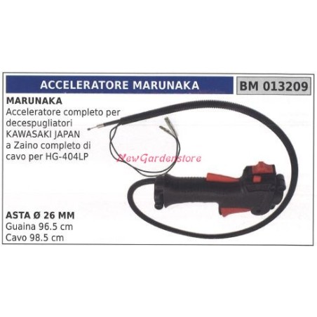 Empuñadura del acelerador desbrozadora MARUNAKA kawasaki japan 013209 | Newgardenstore.eu