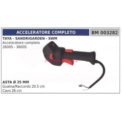 Empuñadura del acelerador Desbrozadora TAYA 2600S 3600S 003282 | Newgardenstore.eu