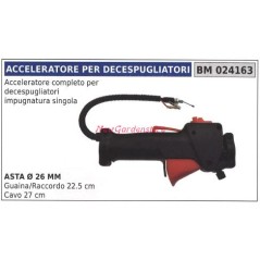 Manettino acceleratore UNIVERSALE decespugliatore 024163 asta 26 | Newgardenstore.eu