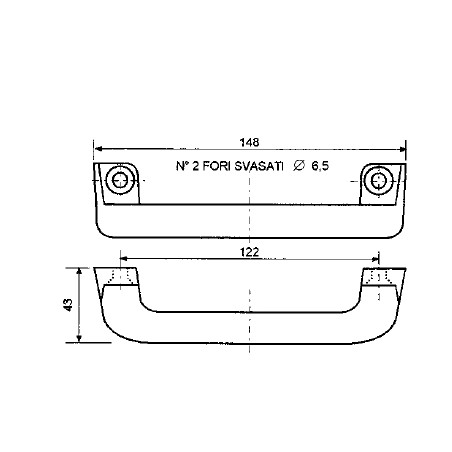 Black nylon grab handle for agricultural tractor door