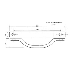 Universal-Griff aus schwarzem Nylon für die Tür von Ackerschleppern | Newgardenstore.eu