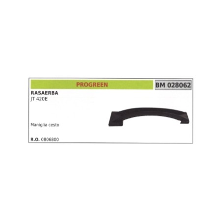 Poignée de panier pour tondeuse à gazon PROGREEN JT 420E 0806800 | Newgardenstore.eu