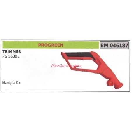 Maniglia dx PROGREEN trimmer PG 5530E 046187 | Newgardenstore.eu