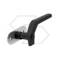 Left-side window closing handle for agricultural tractor door