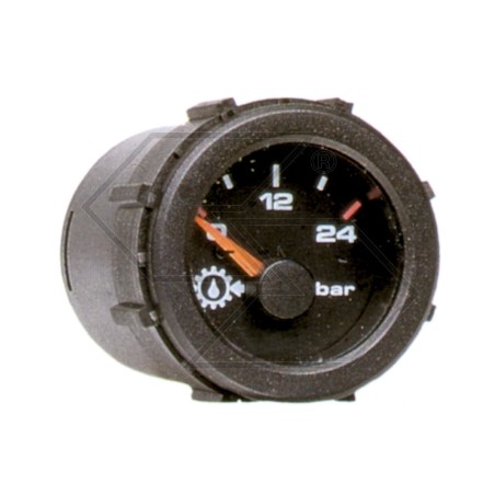 Electric engine oil pressure gauge 12V pressure bar 0-24 NEWGARDENSTORE | Newgardenstore.eu