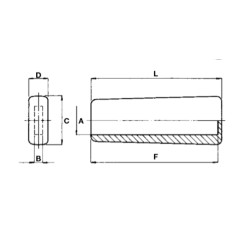 Bouton plat en pvc pour tracteur agricole