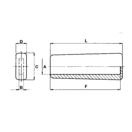 Bouton plat en pvc pour tracteur agricole