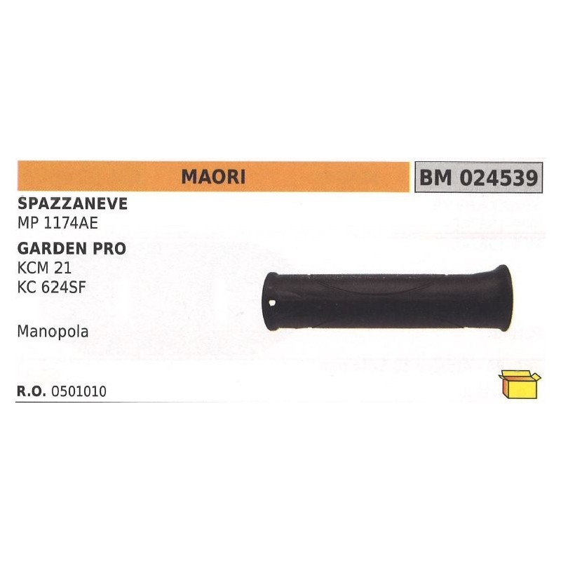 Manopola spazzaneve MAORI per MP 1174AE - GARDEN PRO KCM 21 - KC 624SF   0501010