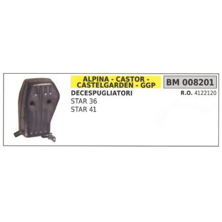 ALPINA Schalldämpfer Mähwerk STAR 36 41 008201 | Newgardenstore.eu