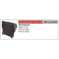 CINA muffler SWM chainsaw CS 45 ATTILA 4500 5200 013340 | Newgardenstore.eu