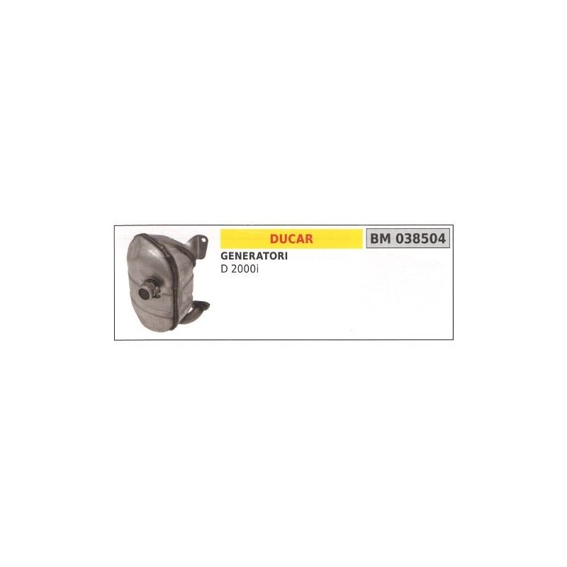 DUCAR generator D 2000i muffler 038504