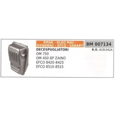 EMAK muffler OM 750 450 BP brushcutter ZAINO 007134 | Newgardenstore.eu