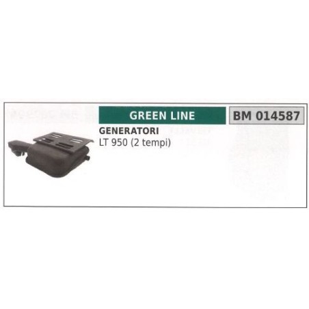 Silenciador GREEN LINE generador LT 950 2 tiempos 014587 | Newgardenstore.eu