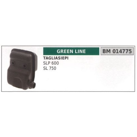 GREEN LINE muffler SLP 600 SL 750 muffler 014775 | Newgardenstore.eu