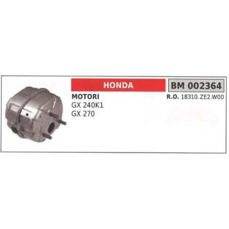Desbrozadora silenciador HONDA GX 240K1 270 002364 | Newgardenstore.eu