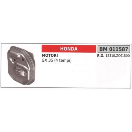 Silenciador desbrozadora HONDA GX 35 4-STROKE 011587 | Newgardenstore.eu