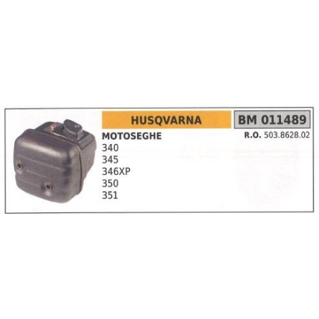 HUSQVARNA chainsaw muffler 340 345 346XP 350 351 011489 | Newgardenstore.eu