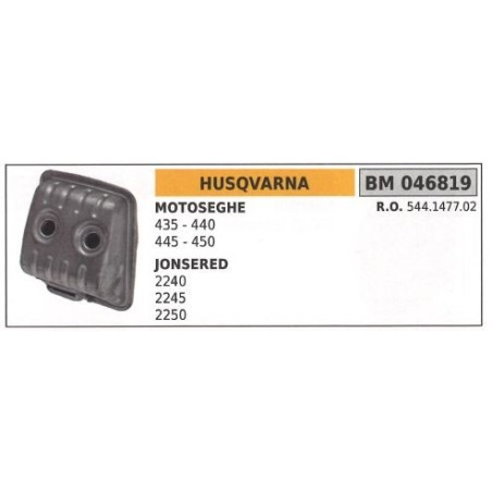 HUSQVARNA Schalldämpfer Kettensäge 435 440 445 450 046819 | Newgardenstore.eu