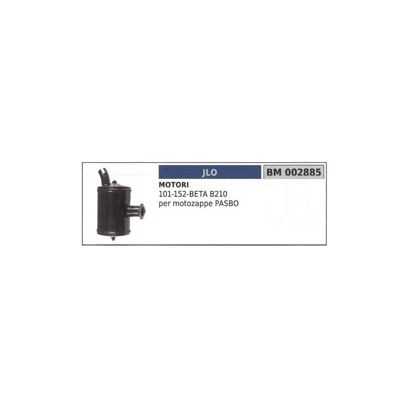 JLO Schalldämpfer für Motorhacken PASBO 101 152 BETA B210 002885
