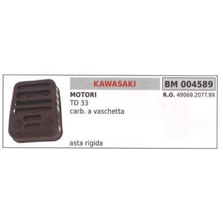 KAWASAKI muffler brushcutter TD 33 004589 | Newgardenstore.eu