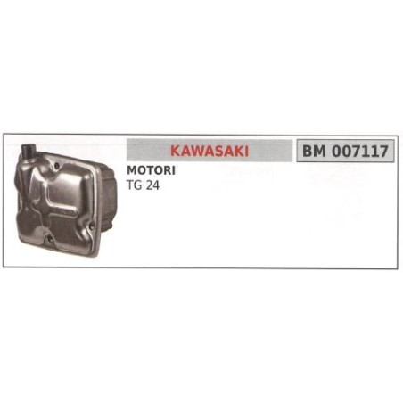 KAWASAKI muffler TG 24 007117 | Newgardenstore.eu