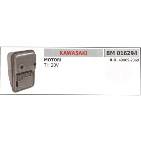 KAWASAKI Schalldämpfer Mähdrescher TH 23V 016294 | Newgardenstore.eu