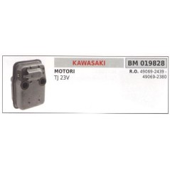 KAWASAKI silenciador cutterspeed TJ 23V 019828