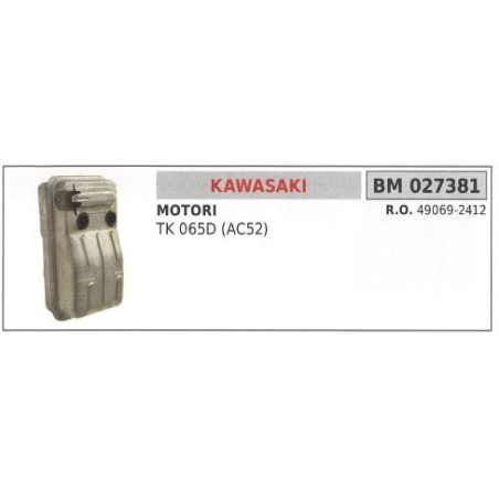 KAWASAKI coupe-silencieux TK 065D AC52 027381 | Newgardenstore.eu