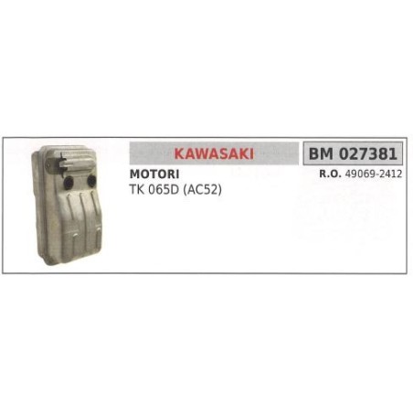 Marmitta KAWASAKI tagliasiepe TK 065D AC52 027381 | Newgardenstore.eu