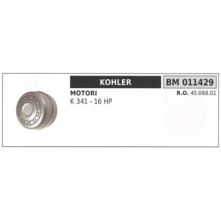 KOHLER motorhoe muffler K 341 16HP 011429 | Newgardenstore.eu