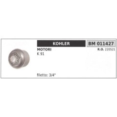 Silencieux KOHLER pour motoculteur K 91 011427 | Newgardenstore.eu