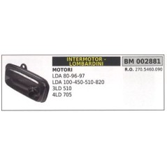 LOMBARDINI motor-driven rotary tiller muffler LDA 80 96 97 270.5460.090 | Newgardenstore.eu