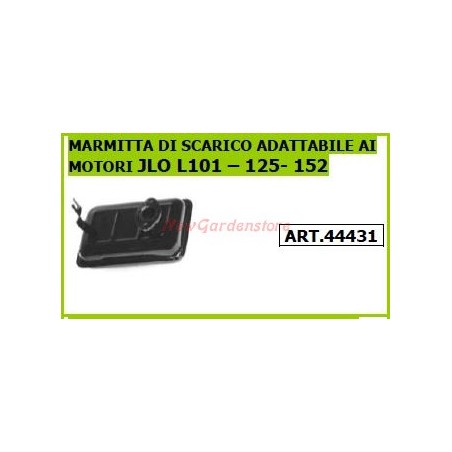 Marmitta LOMBARDINI per motocoltivatore motozappa LA 400/490 9603