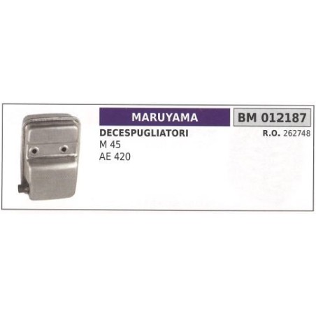 Muffler MARUYAMA brushcutter M 45 AE 420 012187 | Newgardenstore.eu