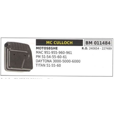 MC CULLOCH Schalldämpfer MAC Freischneider 951 955 960 961 011484 | Newgardenstore.eu