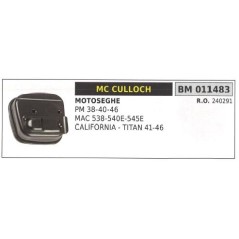 Silencieux MC CULLOCH débroussailleuse PM 38 40 46 011483 | Newgardenstore.eu