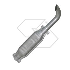 Mini-Schalldämpfer mit gebogenem Rohr für Ackerschlepper FIAT NEW HOLLAND 30-40 | Newgardenstore.eu