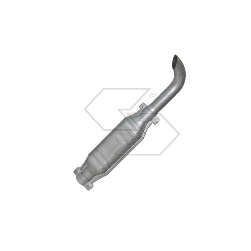 Mini silenciador de tubo curvado para tractor agrícola FIAT NEW HOLLAND 30-40