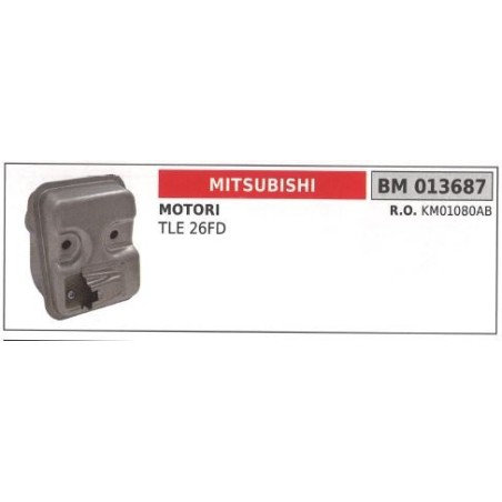 MITSUBISHI Schalldämpfer Schalldämpfer TLE 26FD 013687 | Newgardenstore.eu