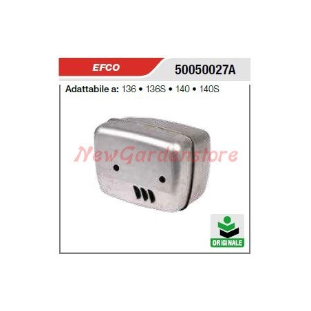 EFCO silencer muffler chainsaw 136 136S 140 140S 50050027A | Newgardenstore.eu