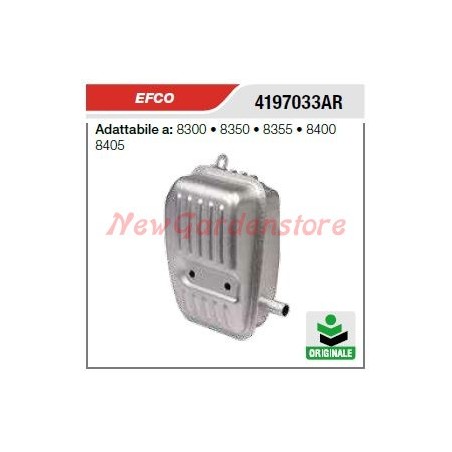 EFCO muffler silencer EFCO chainsaw 8300 8350 8355 8400 8405 4197033AR | Newgardenstore.eu