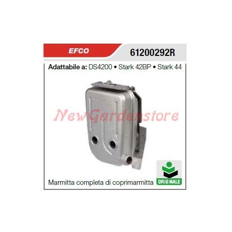 Marmitta silenziatore EFCO motosega DS4200 STARK 42BP 44 61200292R originale | Newgardenstore.eu