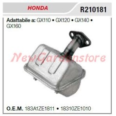 HONDA silencieux moteur cultivateur GX 110 120 140 160 R210181 | Newgardenstore.eu