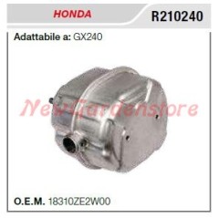 Marmitta silenziatore HONDA motocoltivatore GX 240 R210240 | Newgardenstore.eu