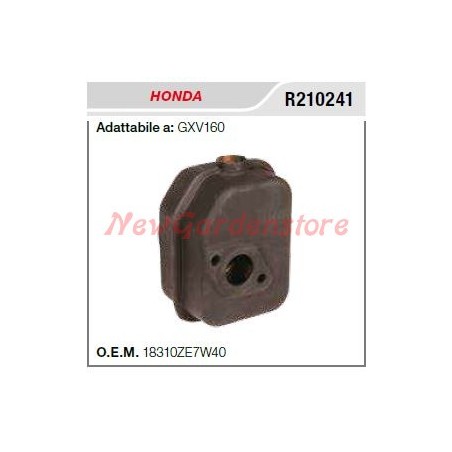 HONDA Schalldämpfer Schalldämpfer Motorhacke GXV160 R210241 | Newgardenstore.eu
