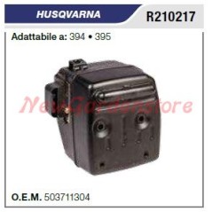 HUSQVARNA muffler silencer chainsaw 394 395 R210217 503711304 | Newgardenstore.eu