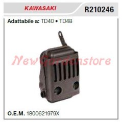 KAWASAKI muffler muffler hedge trimmer TD40 48 R210246 | Newgardenstore.eu