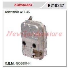 KAWASAKI silenciador silenciador TJ45 R210247 para cortasetos TJ45 | Newgardenstore.eu
