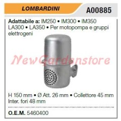 LOMBARDINI silencieux moteur-pompe IM250 300 350 LA300 350 A00885 | Newgardenstore.eu