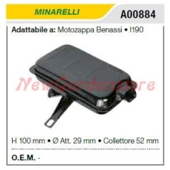 MINARELLI muffler silencer BENASSI motorhoe I190 A00884 | Newgardenstore.eu